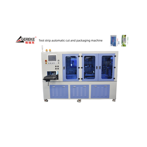 Machine d'assemblage automatique de kits de tests rapides et équipement d'emballage avec machine de découpe de bandelettes - Product Image 1