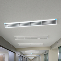 Diffuseur linéaire en alliage d'aluminium industriel, grille de sortie d'air personnalisable OEM ODM pour la ventilation CVC