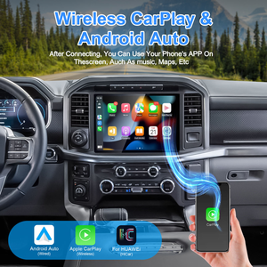 Autoradio Android Navihua 13 pouces avec GPS intégré, CarPlay sans fil et Android Auto, écran tactile, DSP stéréo pour Ford F150 2021-2025 - Product Image 5