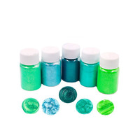 Pigment de remplissage de gel de cristal DIY Slime Bottle 28 Colors Mermaid Mica Powder Pearl Pigments