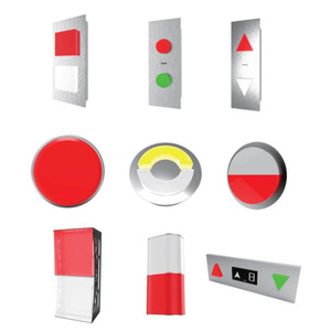 Luz indicadora de piso para ascensor, diseño minimalista de acero inoxidable para edificios de oficinas - Product Image 1