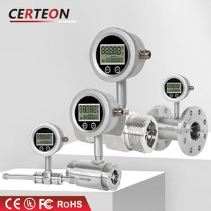 Digitale Turbine Flowmeter RS485 Batterij RVS Flens Ureum Water Industrieel - Product Image 1