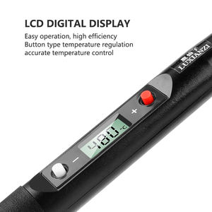 Spécifications européennes LCD contrôle numérique de la température <span class=keywords><strong>fer</strong></span> à <span class=keywords><strong>souder</strong></span> 80W stylo de soudage outil de réparation <span class=keywords><strong>fer</strong></span> à <span class=keywords><strong>souder</strong></span> 220V - Product Image 3