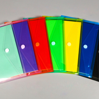 Cubierta transparente de papelería para documentos de PVC, carpeta de archivos de informe, cubierta de plástico transparente de tamaño A4 con barra deslizante