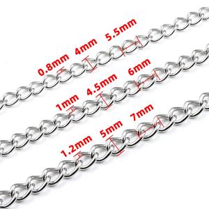 Roestvrijstalen Gelaste Verlengketting Ketting Armband Verlenger Staart Kettingen Voor Diy Sieraden Maken Benodigdheden - Product Image 2