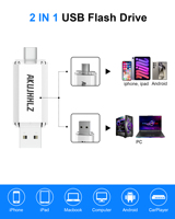Unidad Flash USB 3.1/3.0 y Tipo C de Alta Velocidad para Teléfono/Laptop - Nueva Aleación de Aluminio con 2 Años de Garantía