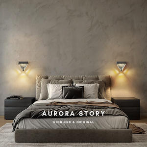 Applique Murale LED de Luxe en Fer Forgé Style Nordique, Créative et Personnalisée avec Cristaux, pour Chambre, Salon, TV et Chevet - Product Image 6