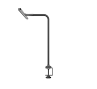 Lampe de bureau à pince LED double tête longue, bras articulé réglable, lumière de lecture protectrice pour les yeux, alimentation USB, lampe de travail intelligente pour bureau et étude