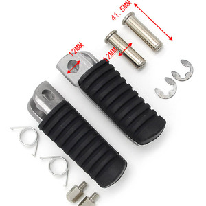 หมุดพักเท้าหน้ามอเตอร์ไซค์,สำหรับ Kawasaki ZR250 Balius ZR400 Zephyr ZR7 ZR7S ZX600 Ninja ZX-6R ZX636 ZX900 ZX-9R <span class=keywords><strong>GPZ900R</strong></span> - Product Image 1