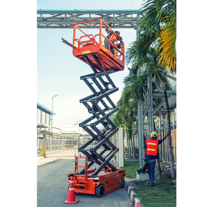 באיכות גבוהה 8m-20m 500-2000kg נייד הרמת סוללה הידראולית פלטפורמת נגרר מספריים חשמליים הרמת מספריים שולחן הרמת מספריים - Product Image 5