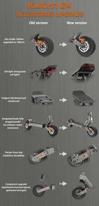 Almacén DE LA UE Oferta especial del viernes negro Nueva batería de litio Plegable Potencia nominal Kukirin G4 Scooter eléctrico rápido - Product Image 6