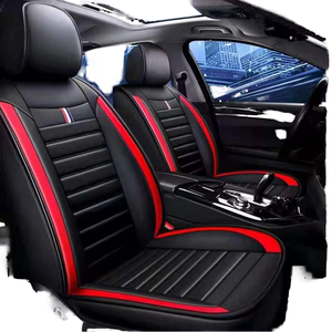 Housse de siège de voiture de style sport 5 places de luxe en cuir respirant Design universel pour Mazda BMW modèle spécifique de la série 4 - Product Image 4