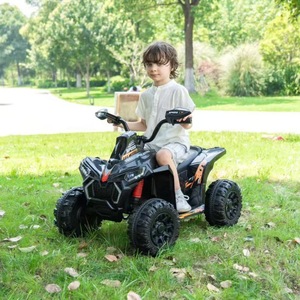 <span class=keywords><strong>Quad</strong></span> électrique pour enfants, batterie <span class=keywords><strong>6V</strong></span>, phares, MP3, USB, contrôle du volume, meilleurs cadeaux pour les garçons et les filles de 2 à 7 ans, noir - Product Image 2