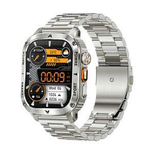 <span class=keywords><strong>Smartwatch</strong></span> AK80 per gli uomini BT Calling, <span class=keywords><strong>Smartwatch</strong></span> per sport all'aria aperta <span class=keywords><strong>con</strong></span> torcia/frequenza cardiaca/SpO2/Monitor di sonno/Fitness Tracker - Product Image 1