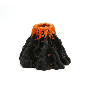 Gesimuleerde Vulkaan Ambachtelijke Landschapsarchitectuur <span class=keywords><strong>Aquarium</strong></span> Hars Ornamenten Decoratie - Product Image 4