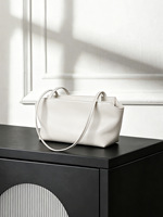 Sac Boston Minimaliste Vintage en Cuir Véritable 2025 – Sac Fourre-tout Coréen de Luxe Personnalisé pour Femme avec Deux Bretelles Fines