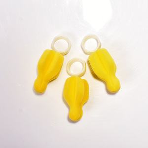 Double-headed Detachable Cup <b>Brush</b> For Baby Bottle Nipple Cleaning Sponge <b>Brush</b> With Pacifier Shape Design - Product Image 3