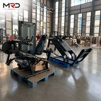 Machine professionnelle réglable en acier pour extensions et curls assis, entraîneur de force pour le bas du corps, idéale pour les salles de sport et clubs de fitness