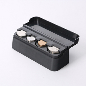 Boîte de rangement de pièces de monnaie de voiture, boîte de rangement plastique 1 pc - Product Image 1