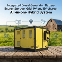 Sistema di Accumulo Energetico BESS Ibrido SCU GRES LiFePO4 per Fornitura Elettrica in Cantieri Edili con Protezione IP54 e Raffreddamento ad Aria
