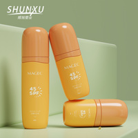 Soin de la peau de luxe personnalisé petit flacon pulvérisateur vide en plastique 30ml 50ml 80ml contenants d'emballage de cosmétiques bouteille de lotion corporelle en PET