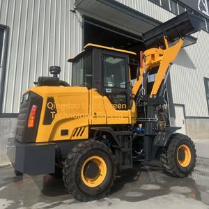 Mini Skid Steer <span class=keywords><strong>Loader</strong></span> Diesel 1.5T Wheel <span class=keywords><strong>Loader</strong></span> 4X4 sekop depan 4WD Mini Dumper Euro 5 mesin CE Buggy - Product Image 4