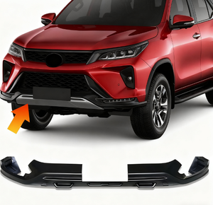 High Quality New Runze for Fortuner Carbon Black <b>Car</b> Body Kits ABS Front Lip Rear Lip <b>Diffuser</b> Sport Bumper Upgrade - Product Image 5
