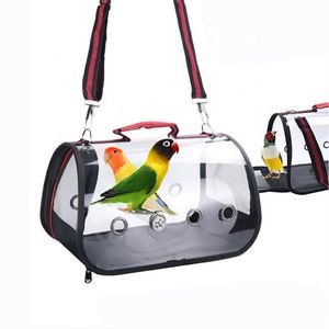 Luxury Airline Approved Transparent Pet <b>Bird</b> Parrot <b>Travel</b> Capsule Carrier <b>Cage</b> Bag for Parakeet CockatielsConure Finch Lovebird - Product Image 3