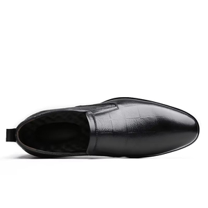 Zapatos Oxford Formales Personalizados para Hombre, Estilo Elegante, Parte Superior de Cuero Genuino Impermeable, Estilo Slip-On, Cuero Completo de Lujo - Product Image 6