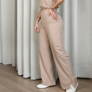 Tenue médicale personnalisée pour hommes : Ensemble de blouses et chemises en tissu tissé pour usage hospitalier, lavable à la main - Product Image 4