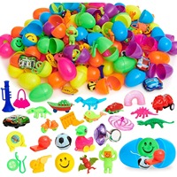Vente en gros pas cher Oeuf de Pâques grande taille DIY jouets en plastique personnalisé coquille d'oeuf peinte