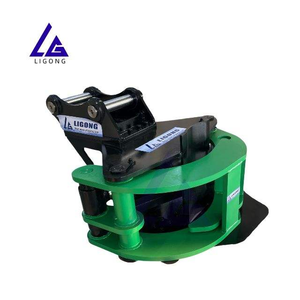 Cisaille hydraulique à couple élevé pour troncs d'arbres, grappin de défrichage pour excavatrice, idéale pour la construction routière et le dégagement de corridors utilitaires - Product Image 4