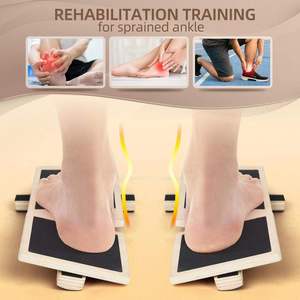 Planche d'<span class=keywords><strong>équilibre</strong></span> en bois de qualité supérieure pour chevilles, renforceur de pieds, entraîneur de stabilité Pilates, soulagement de la fasciite plantaire, amélioration de l'<span class=keywords><strong>équilibre</strong></span> et de la <span class=keywords><strong>posture</strong></span> - Product Image 2