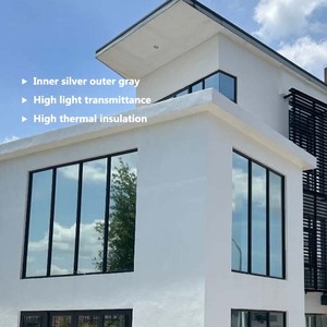Tự dính năng lượng mặt trời phim thủy tinh một chiều riêng tư gương bạc cách nhiệt Sticker phản chiếu Tint cho bệnh viện văn phòng xây dựng - Product Image 5