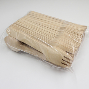 Jimao 160mm <span class=keywords><strong>en</strong></span> gros jetable couteau <span class=keywords><strong>en</strong></span> <span class=keywords><strong>bois</strong></span> fourchette cuillère écologique compostable pour la fête - Product Image 6