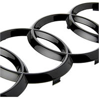 Audi A3/A4/A5/Q2/Q3/Q4/Q7/Q8/TT/S3/S4/S5/S6/S7 Support de capot auto-adhésif en ABS à 4 anneaux, couleur personnalisée, marque OEM