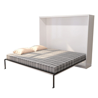 Kit de quincaillerie pour lit Murphy horizontal manuel à prix d'usine, mécanisme de lit mural pliable et dissimulé, gain de place, avec pieds automatiques