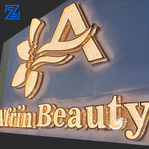 Sáng Tùy Chỉnh 3D Kênh Acrylic Chữ Làm Dấu Hiệu Quảng Cáo LED Ánh Sáng Cửa Hàng Biển Hiệu 3D LED Tên Bảng LED Chữ Ký - Product Image 1