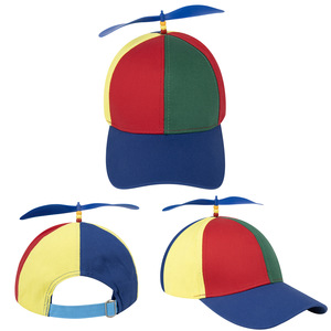 Parent Child Baseball Cap With Propeller Adjustable Sun Protection Cotton Canvas Unisex Hat For Kids And Adults - Product Image 2