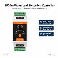 Système de détection de fuites d'eau 1500 mètres RS485 Modbus RTU – Contrôleur non localisateur pour tunnels, centres de données, entrepôts