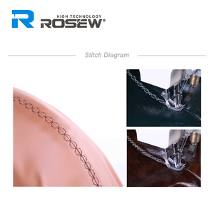 Máy may công nghiệp da, kim đôi, thanh kim xoay, dẫn chỉ kép, điều khiển chương trình Gc550-1780 - Product Image 6