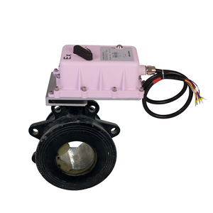 Vanne de système CVC S6064-2065 : Actionneur antidéflagrant ExS6061 avec vanne à boisseau sphérique en fonte 2 voies DN65 (2,5 po), raccord à bride - Product Image 2