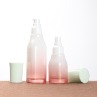 Ensemble de cosmétiques de luxe en gros, flacons en verre, impression sur écran, pulvérisateur à pompe, emballage de haute qualité pour crème de soin de la peau