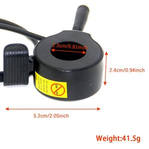 130X <b>Scooter</b> Throttle Grip Speed Control Waterproof Connector Electric <b>Scooter</b> Accessories Parts for Lithium Electric Bicycle - Product Image 5