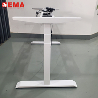 Nouveau design, cadre de bureau moderne personnalisé, table électronique debout réglable en hauteur