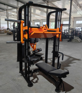 Appareil de musculation professionnel à charge de plaques en acier pour exercices de dos et de bras, machine à ramer - Product Image 4