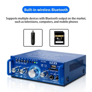 Hệ thống âm thanh vòm gia đình chuyên nghiệp Zhengying AV-263BT với loa khuếch đại tích hợp <span class=keywords><strong>karaoke</strong></span> - Product Image 4