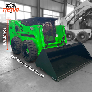 FASTVO SPL-85 Siêu Thấp <span class=keywords><strong>Skid</strong></span> <span class=keywords><strong>Steer</strong></span> <span class=keywords><strong>Loader</strong></span> Với <span class=keywords><strong>Sweeper</strong></span> Cho Nhà Máy Đóng Tàu Hoặc Không Gian Thấp Sạch Sẽ - Product Image 3