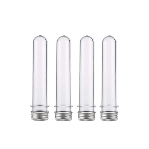 5ml 10ml 15ml 20ml 30ml 40ml 50ml 60ml 70ml 80ml 90ml 100ml PET plastic test tube with aluminum screw cap