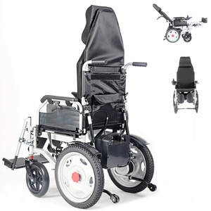 วีลแชร์ไฟฟ้ามอเตอร์คู่250วัตต์ระยะ20กม. และตำแหน่งที่ปรับได้ - Product Image 1